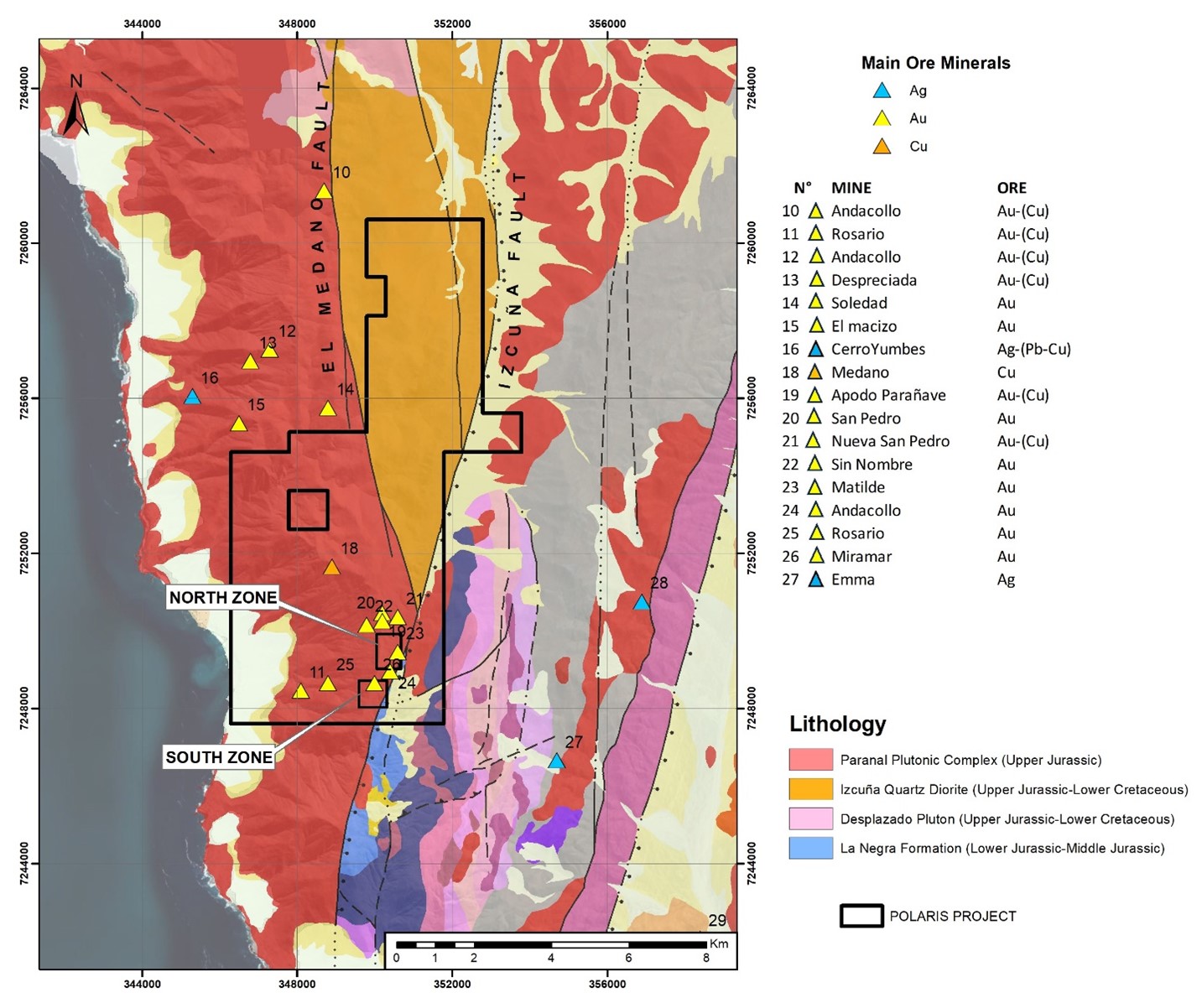 Polaris Regional Geology Setting